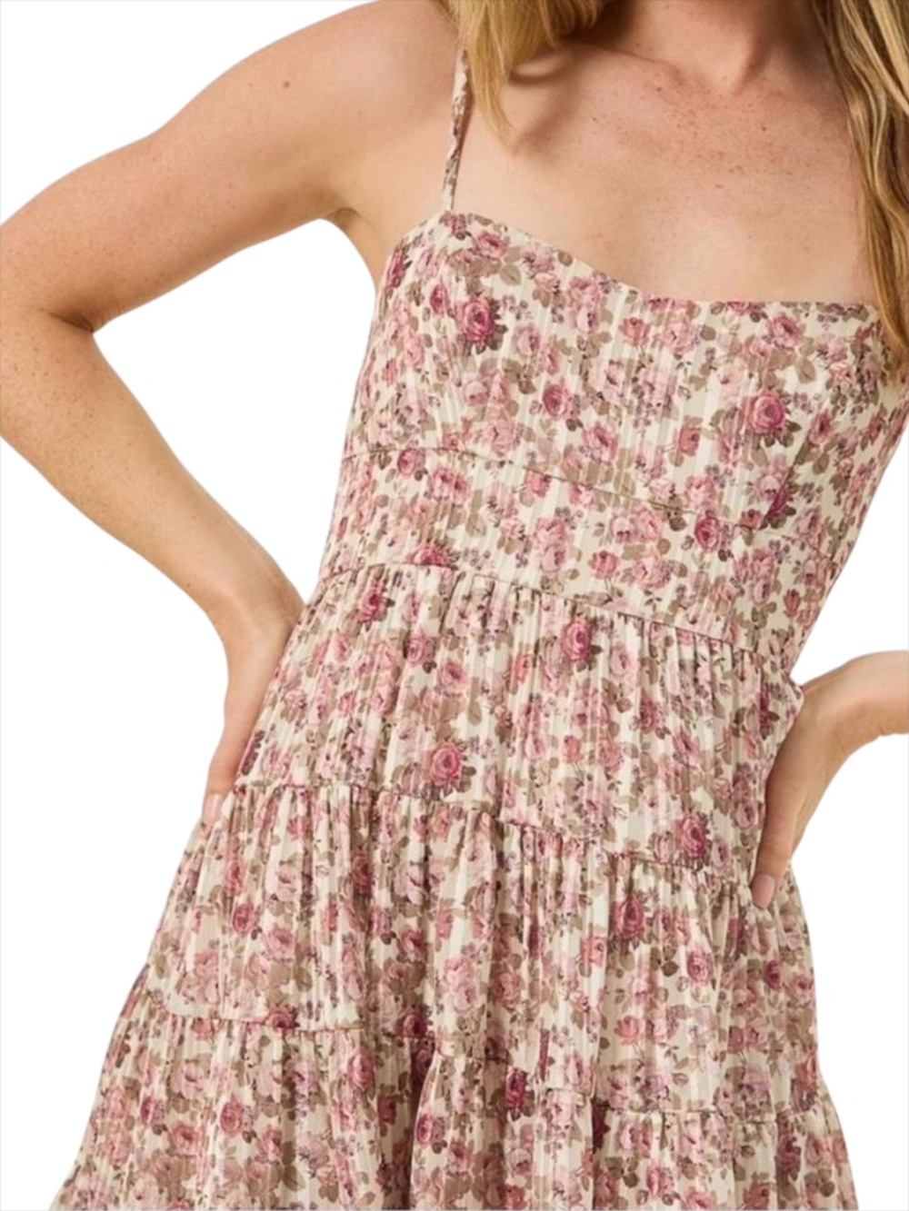 Altar'd State Floral Mini Dress - Size S - Picture 3 of 13